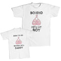 Daddy and Me Outfits Boxing with My Boy Gloves - Born to Go Daddy Cotton