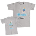 Daddy and Me Outfits Fishing Dad Rod Pond - Daddy's Future Buddy Baby Cotton