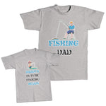 Fishing Dad Rod Pond - Daddy's Future Buddy Baby