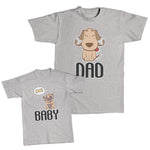 Daddy and Me Outfits Pets Dogs Dad Bone - Pets Dogs Baby Bone Dreaming Cotton