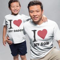 I Love My Son Heart - I Love My Daddy Heart
