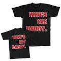 Daddy and Me Outfits Wolf Pups Scratches - Who Is The Daddy Cotton