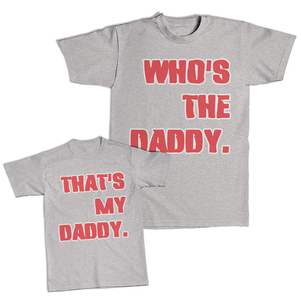 Daddy and Me Outfits Wolf Pups Scratches - Who Is The Daddy Cotton