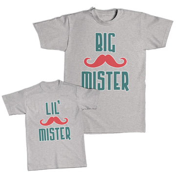 Daddy and Me Outfits Dad Crown Father - Big Mister Beard Cotton