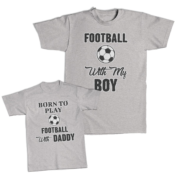 Daddy and Me Outfits Born Go Dancing Daddy Dancer - Football My Boy Cotton