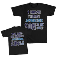 Daddy and Me Outfits Honduras Football Star - I Most Awesome Son World Cotton