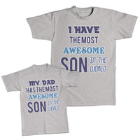 Daddy and Me Outfits Honduras Football Star - I Most Awesome Son World Cotton