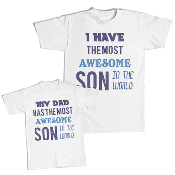 Daddy and Me Outfits Honduras Football Star - I Most Awesome Son World Cotton