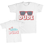 Daddy and Me Outfits Dude Shades - Little Dude Shades Cotton