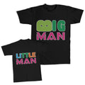 Daddy and Me Outfits Big Man Daddy - Little Man Boy Cotton