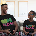 Daddy and Me Outfits Big Man Daddy - Little Man Boy Cotton