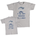 Daddy and Me Outfits A Big Baby Disguised as Daddy - The Boss Beard Cotton