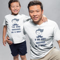 Daddy and Me Outfits A Big Baby Disguised as Daddy - The Boss Beard Cotton