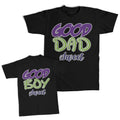 Daddy and Me Outfits Good Dad Sweet - Good Boy Sweet Cotton