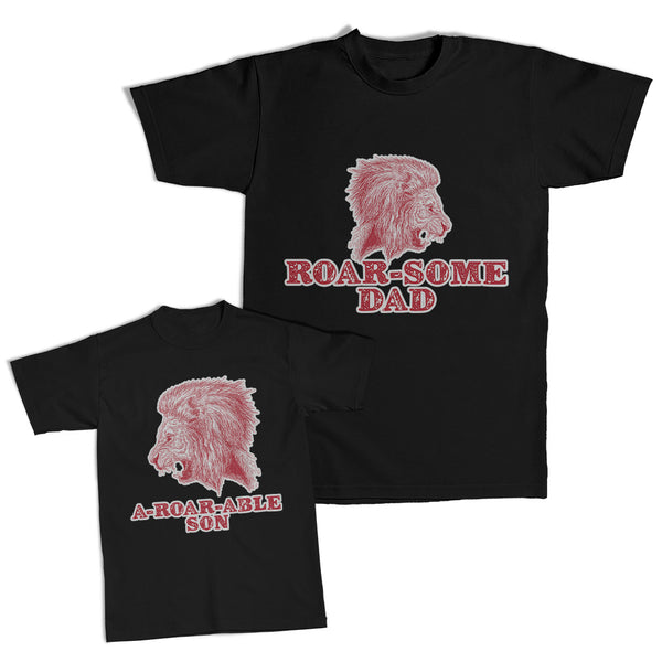 Baseball Ball Roar Dad Lion Handsome Dinosaur