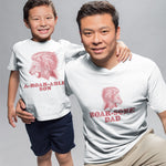 Baseball Ball Roar Dad Lion Handsome Dinosaur