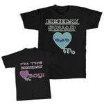 Daddy and Me Outfits King Crown - Birthday Squad Dad Heart Love Cotton