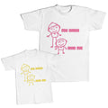 Daddy and Me Outfits Together We Rock - My Daddy and Me Cartoon Cotton