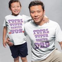 Total Super Genius Dad Heart Love - Son Heart