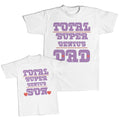 Daddy and Me Outfits Total Super Genius Dad Heart Love - Son Heart Cotton