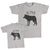 Daddy and Me Outfits Alpha Stars Wolf - Alpha Baby Stars Wolf Cotton