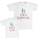 Like Father Roller Skating Dad Son - like Son