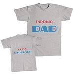 Daddy and Me Outfits Proud Daughter Heart Love - Proud Dad Heart Love Cotton
