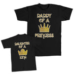 Daddy and Me Outfits Daughter of A King Crown - Daddy of Princess Crown Cotton