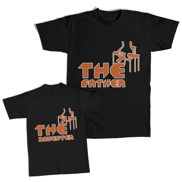 Daddy and Me Outfits The Daughter - The Father Strong Hands Cotton