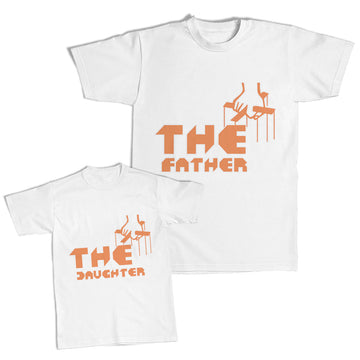 Daddy and Me Outfits The Daughter - The Father Strong Hands Cotton