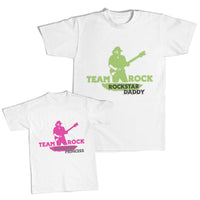 Daddy and Me Outfits Team Rock Princess Rock Star - Team Daddy Rock Cotton