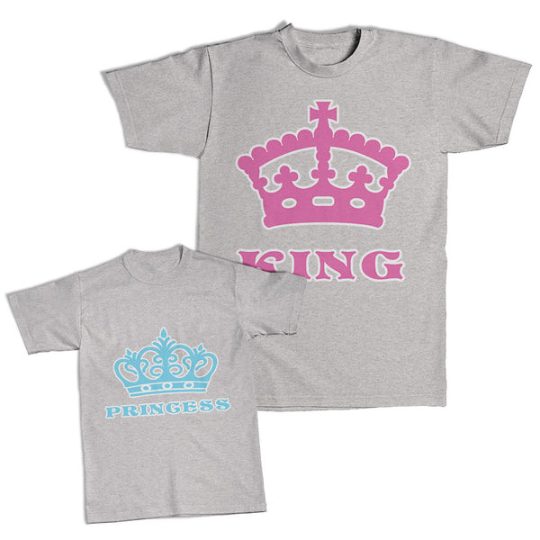 Daddy and Me Outfits King Crown Ruler - Princess Crown Cotton