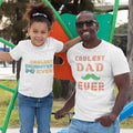Daddy and Me Outfits Coolest Daughter Ever Bow - Dad Ever Beard Chill Cotton