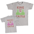 Daddy and Me Outfits Princess of The Castle Girly - King of The Castle Cotton