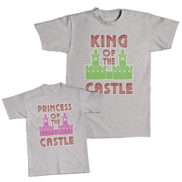 Daddy and Me Outfits Princess of The Castle Girly - King of The Castle Cotton
