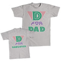 Daddy and Me Outfits D for Daughter - D for Dad Cotton