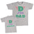 Daddy and Me Outfits D for Daughter - D for Dad Cotton