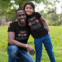 I Love My Dad Heart - I Love My Daughter Heart