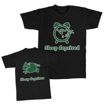 Daddy and Me Outfits Sleep Deprived Alarm Clock - Sleep Depriver Sheep Cotton