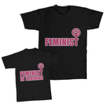 Daddy and Me Outfits Feminist Female Symbol - in Training Female Cotton