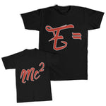 Daddy and Me Outfits Half Equation Science Formulae Einstein - Geek Cotton