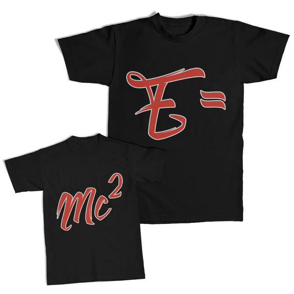 Daddy and Me Outfits Half Equation Science Formulae Einstein - Geek Cotton