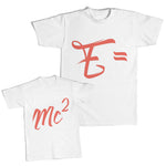 Daddy and Me Outfits Half Equation Science Formulae Einstein - Geek Cotton