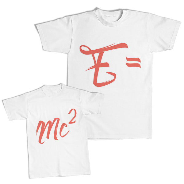 Daddy and Me Outfits Half Equation Science Formulae Einstein - Geek Cotton