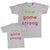 Daddy and Me Outfits Little Friend Running Baby - Bow Game Strong Cotton