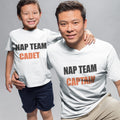 Daddy and Me Outfits Nap Team Captain Funny - Nap Team Cadet Funny Cotton