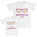Daddy and Me Outfits Rock Star Dad Star - Future Rock Shades Star Music Cotton