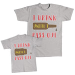 I Drink Until Pass out Alcohol Bottle - Milk