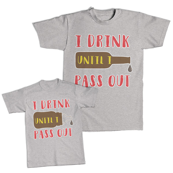 I Drink Until Pass out Alcohol Bottle - Milk