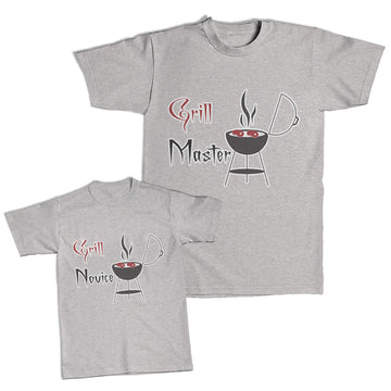 Daddy and Me Outfits Barbeque Grill Master - Barbeque Grill Novice Cotton